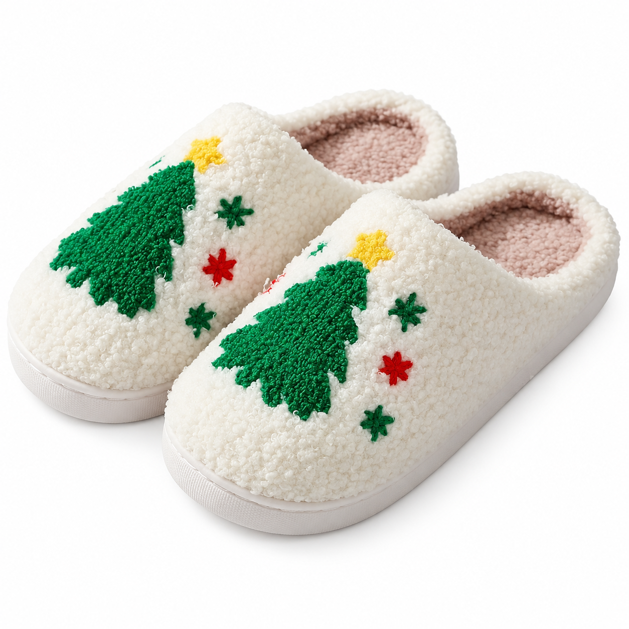 Unisex Christmas Memory Foam House Slippers For Indoor and Outdoor