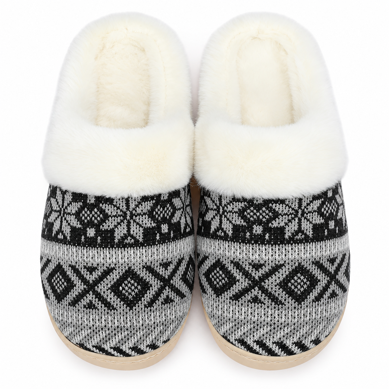 Warm Christmas House Slippers Soft Winter Shoes for Women