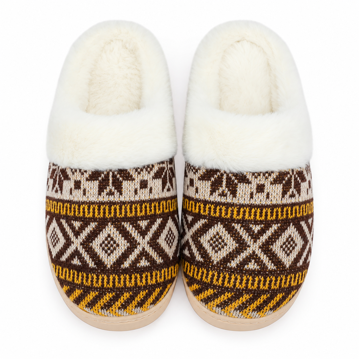 Warm Christmas House Slippers Soft Winter Shoes for Women