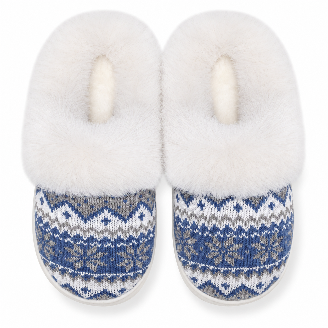 Warm Christmas House Slippers Soft Winter Shoes for Women
