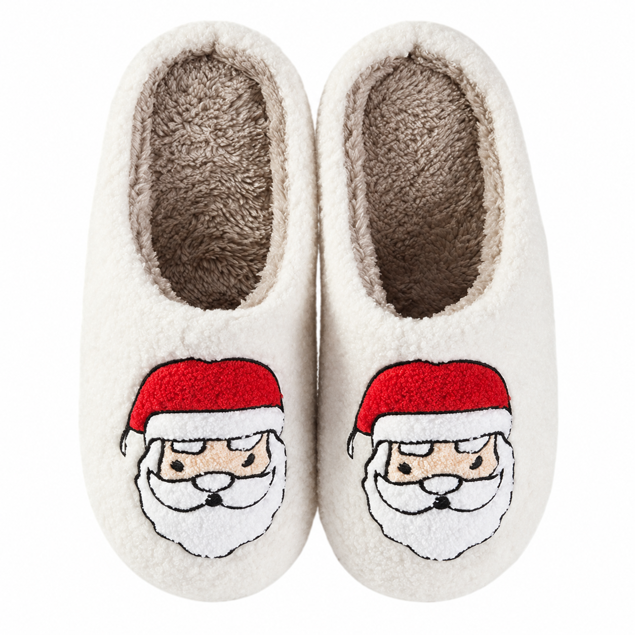 Christmas Plush Winter House Slippers Soft Warm Shoes for Women and Men