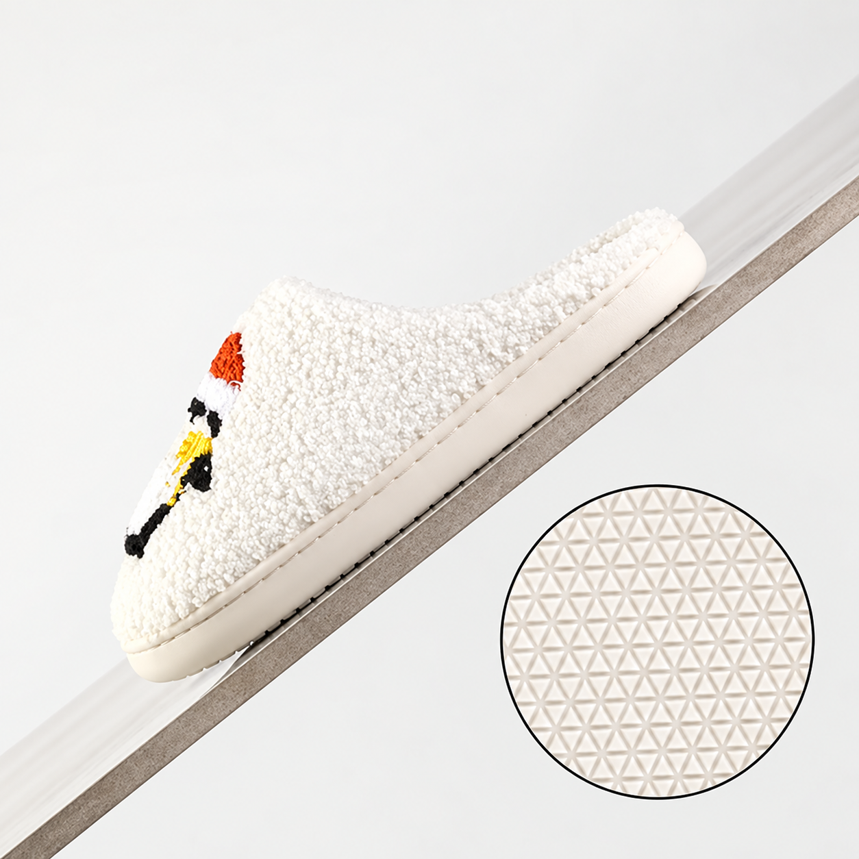 Christmas Plush Winter House Slippers Soft Warm Shoes for Women and Men