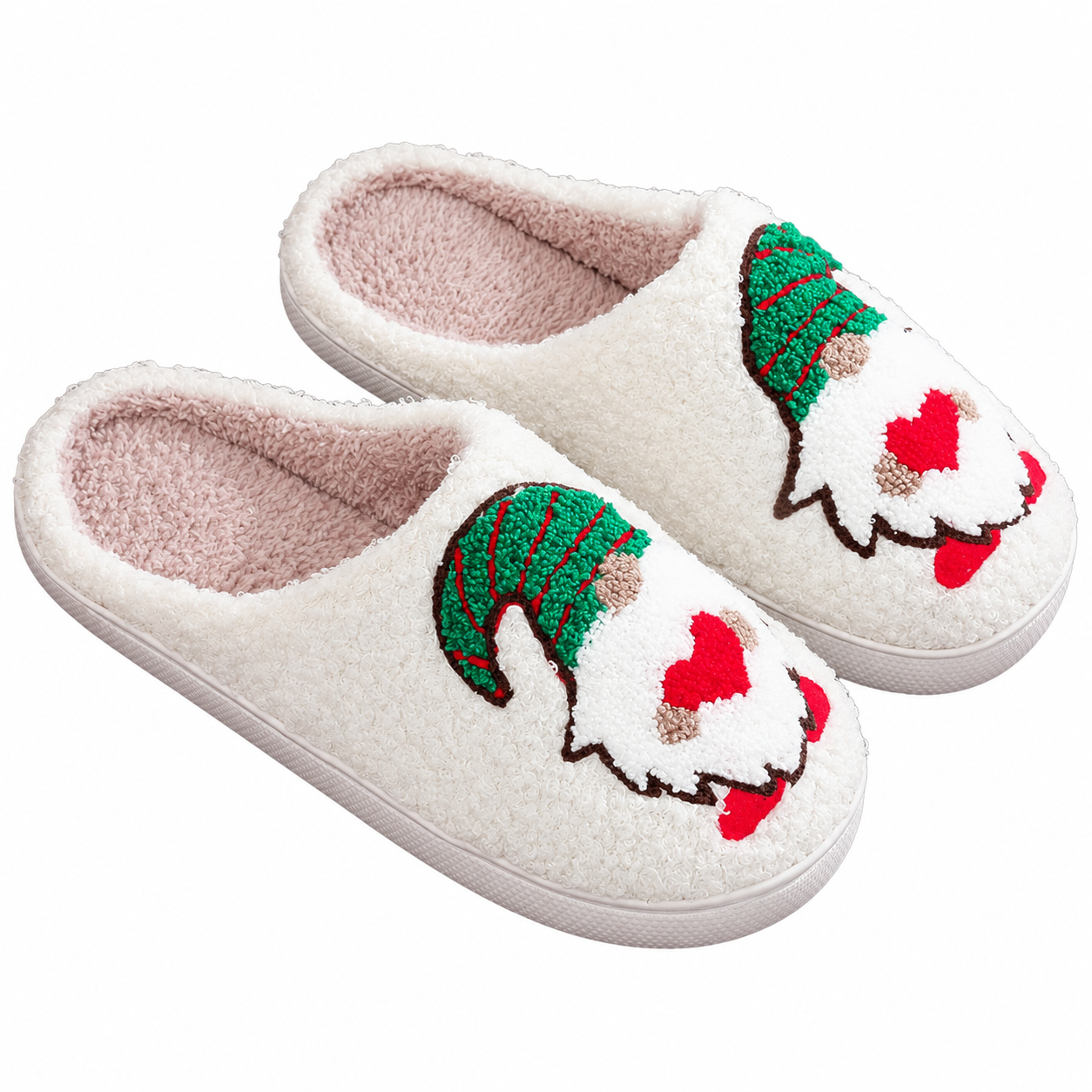 Christmas Soft Plush Warm Fuzzy Slippers for Women and Men