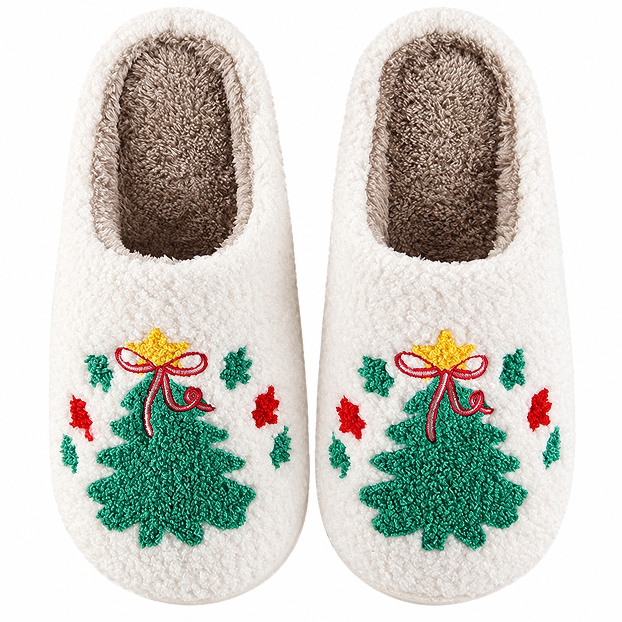 Christmas Themed Warm Indoor Slippers For Women And Men