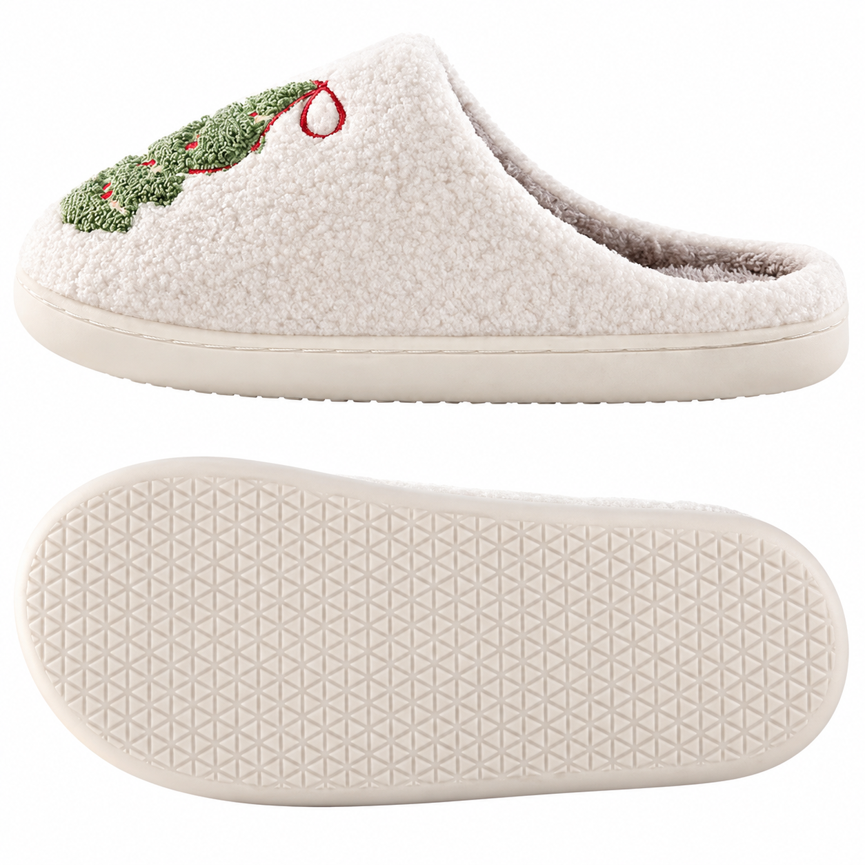 Christmas Themed Warm Indoor Slippers For Women And Men