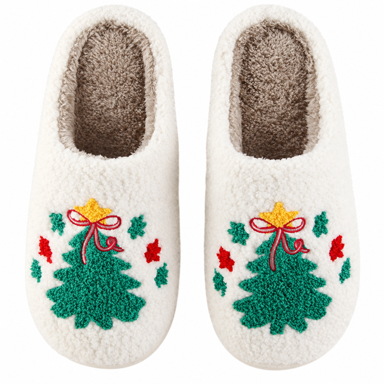 Casual Everyday Wear Plush Indoor Slippers For Men And Women