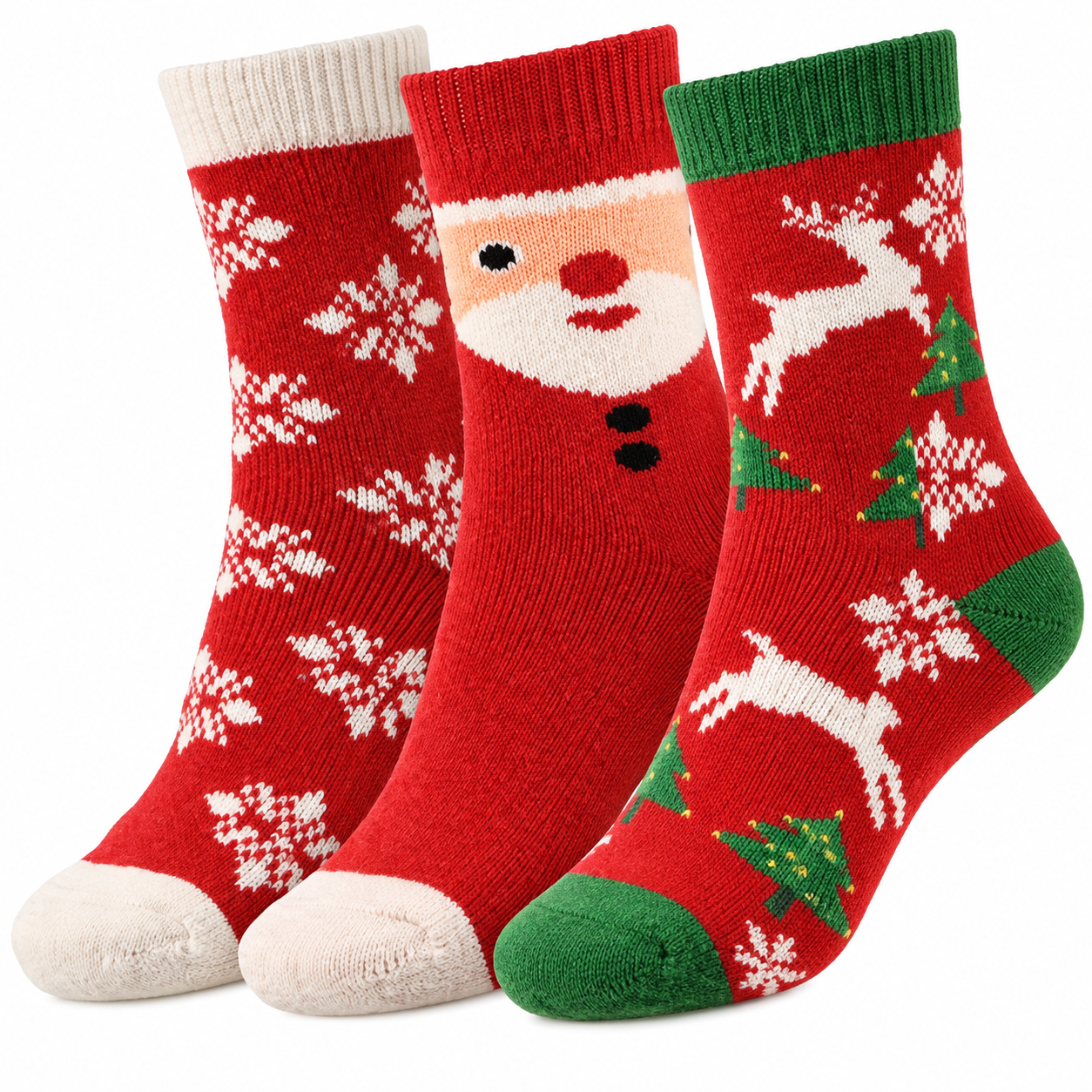 Christmas Thick Warm Everyday Socks For Women