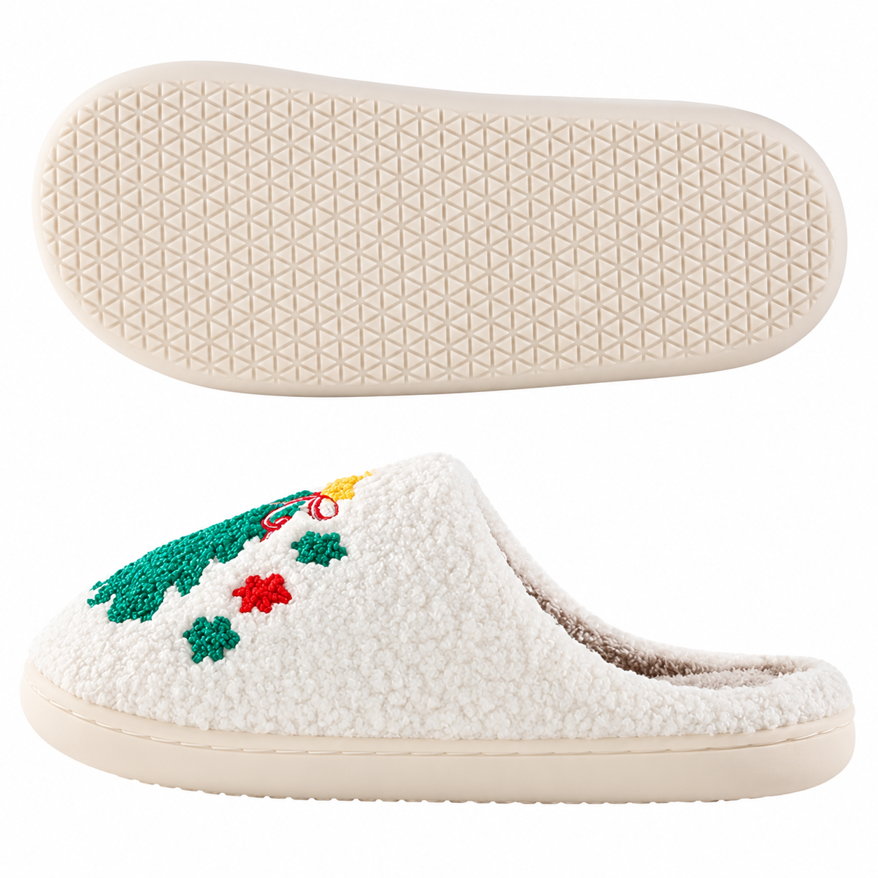 Anti Slip Warm Fuzzy Cozy Indoor Outdoor Slippers For Men And Women