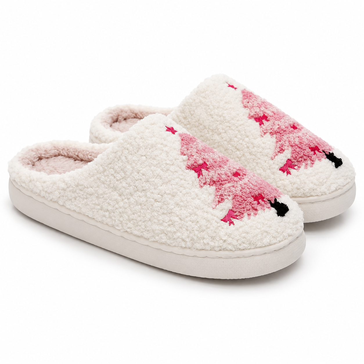 Anti Slip Warm Fuzzy Cozy Indoor Outdoor Slippers For Men And Women