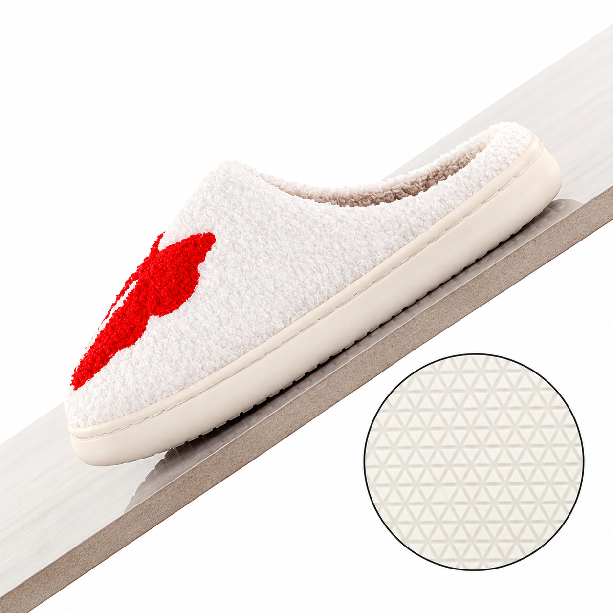 Christmas Themed Plush Warm Indoor Slippres For Men And Women