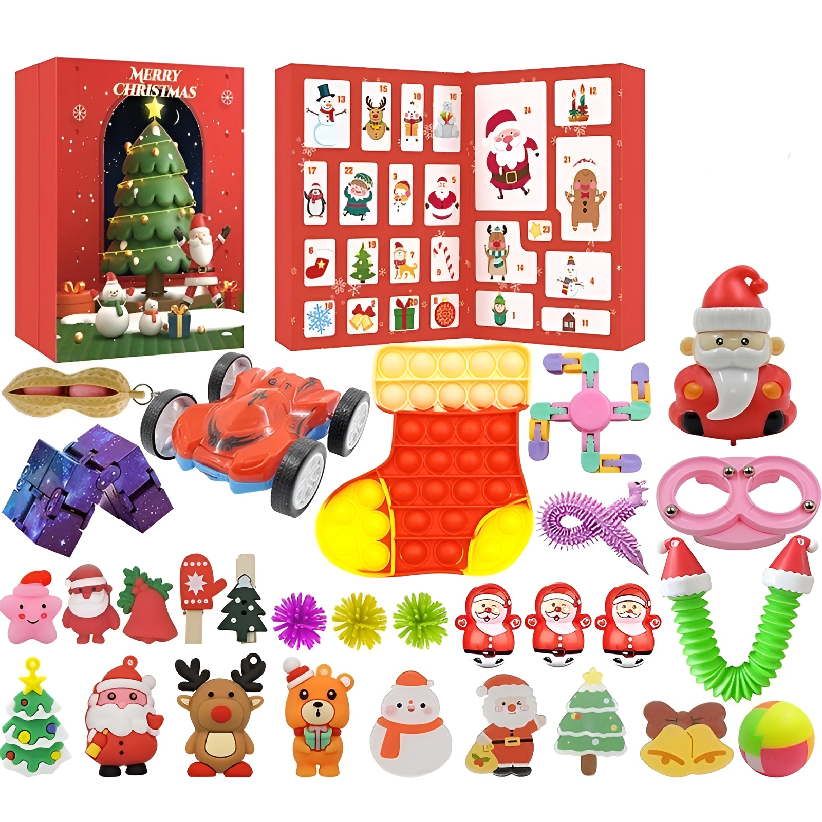 Christmas Advent Calendar 2025 With 24 Day Countdown And Fidget Toys