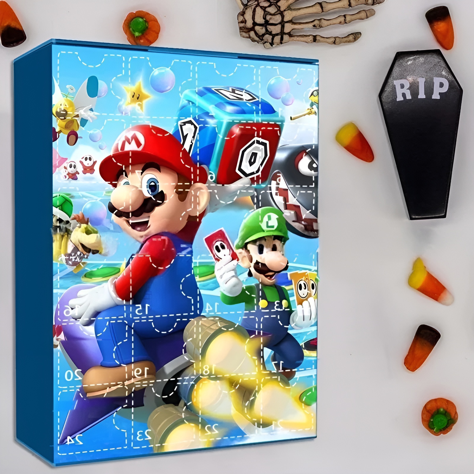 Christmas Advent Calendar With 24 Day Countdown And Cartoon Character Figures