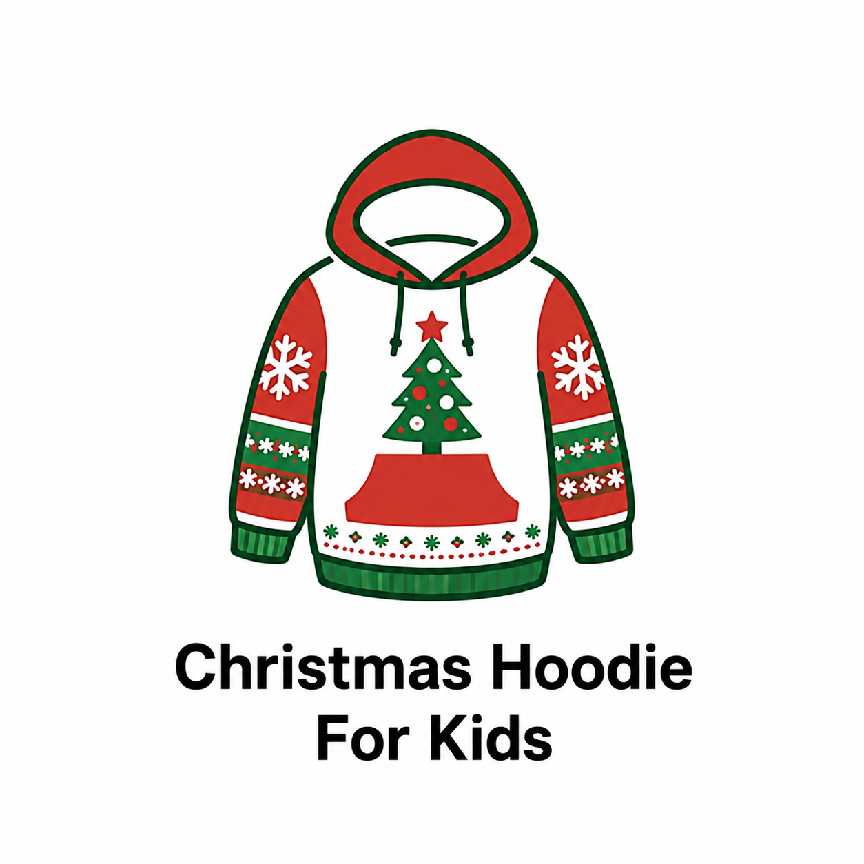 Christmas Hoodie For Kids