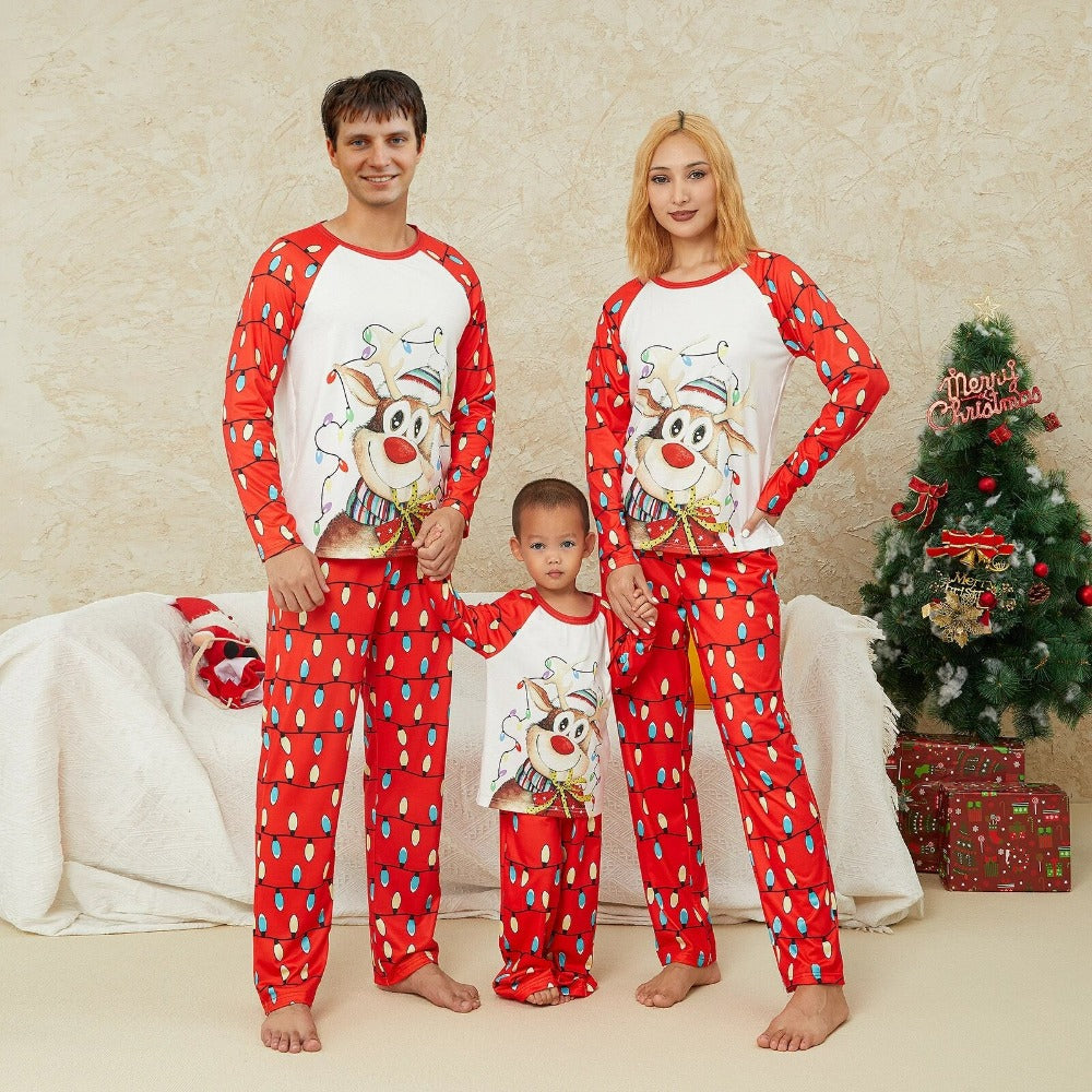 Christmas Lights Family Pajama Set - Amzemart