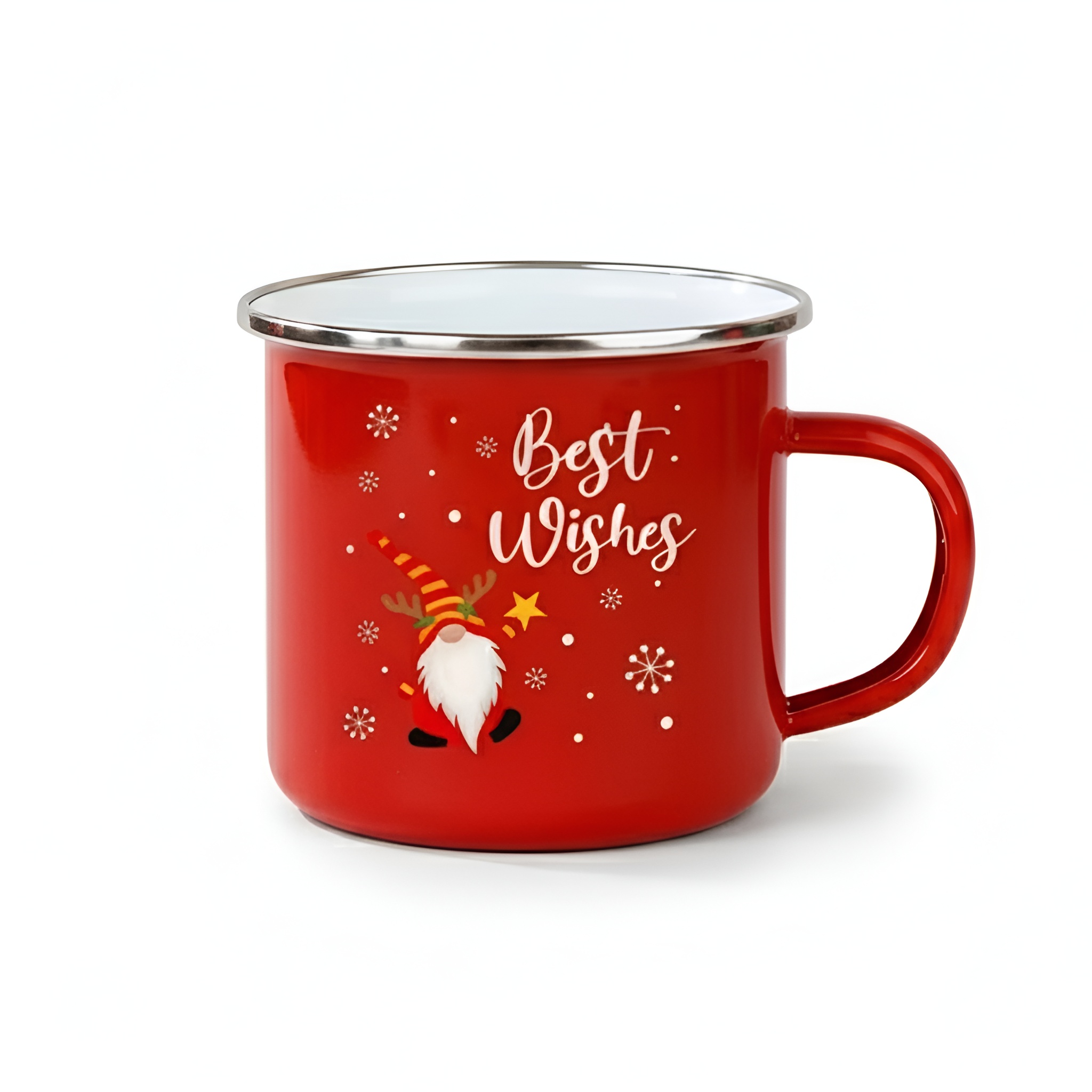 Christmas Themed Festive Printed Metal Mug