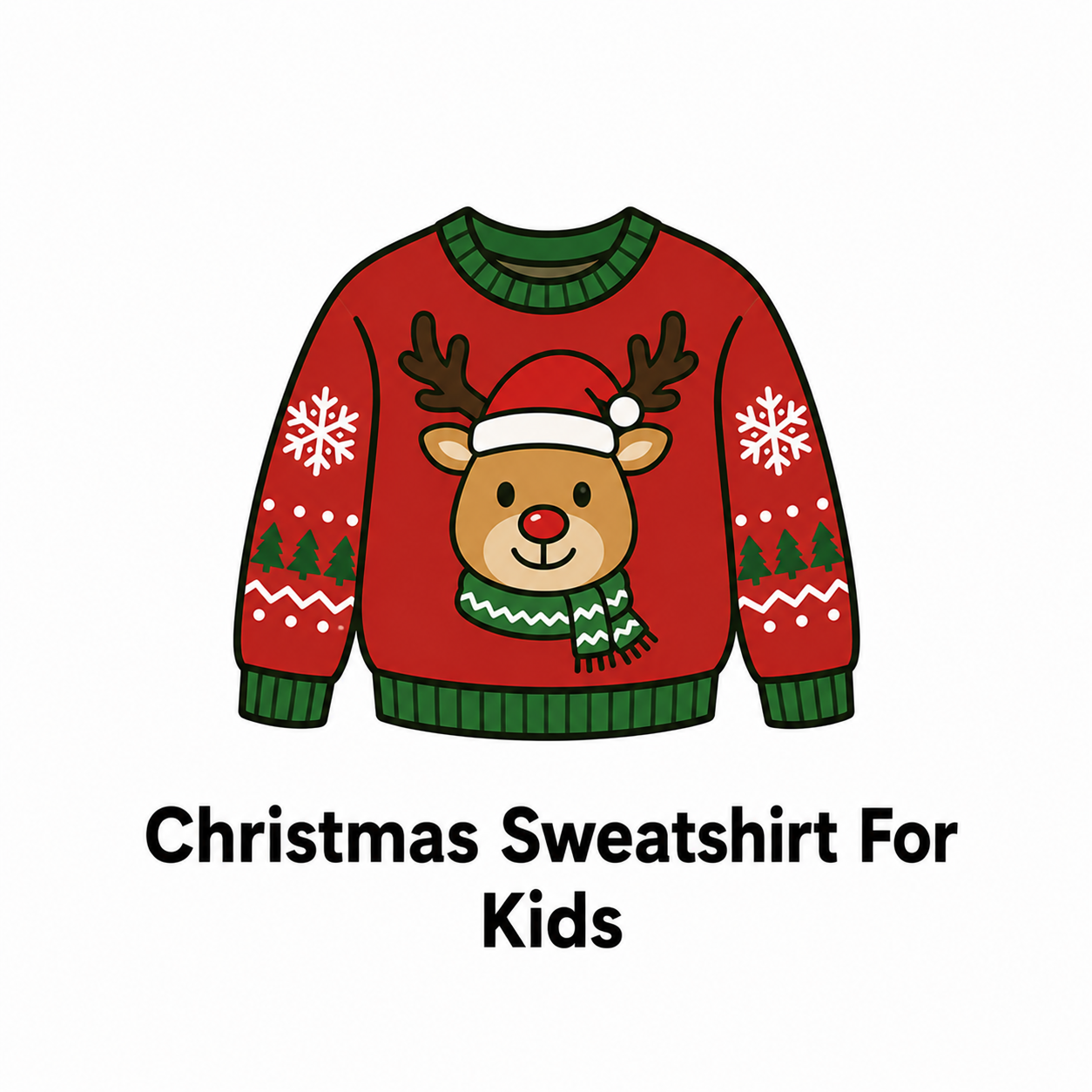Christmas Sweatshirt For Kids