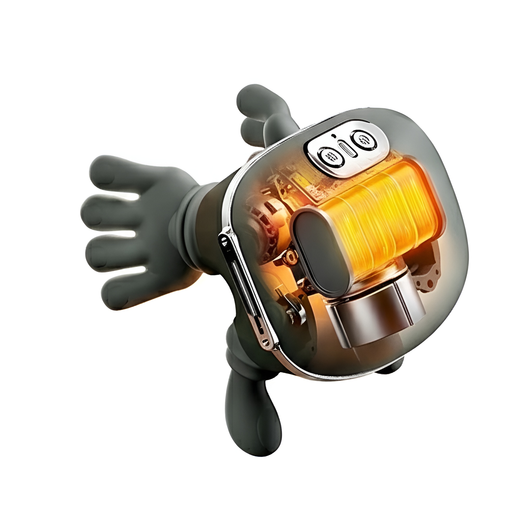 Compact 4D Massager With Heat And Vibration Modes