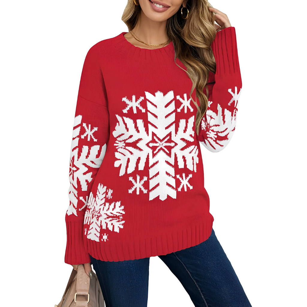 Casual Christmas Knit Winter Sweater For Women