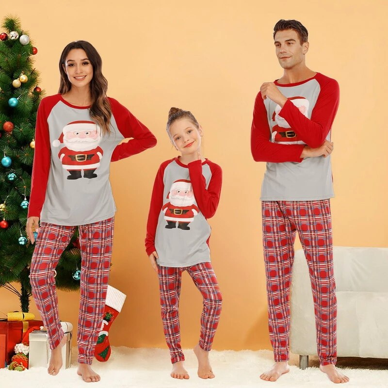 Santa Family Matching Christmas Pajamas - Amzemart