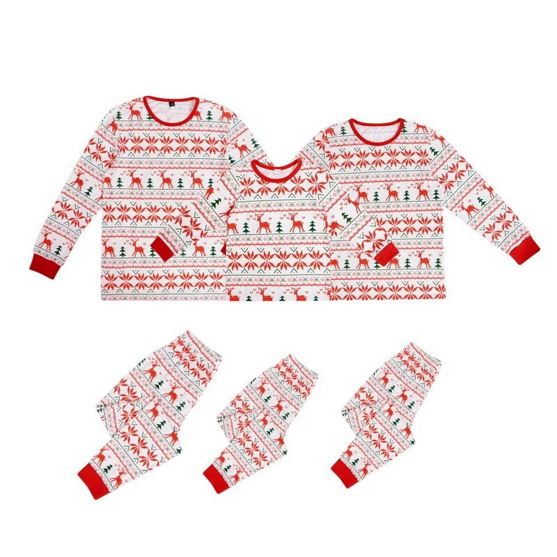 Deer Family Matching Christmas Pajamas - Amzemart