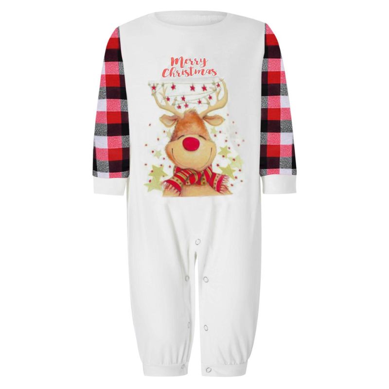 Elk Print Family Pajama Set - Amzemart