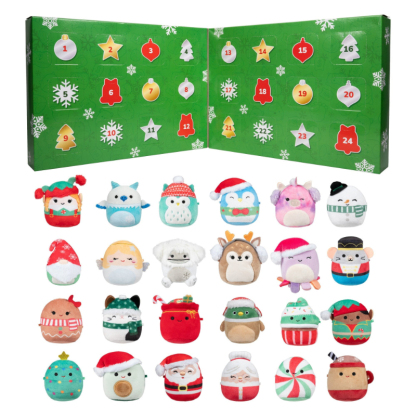 Cozy Christmas Plush Countdown Calendar