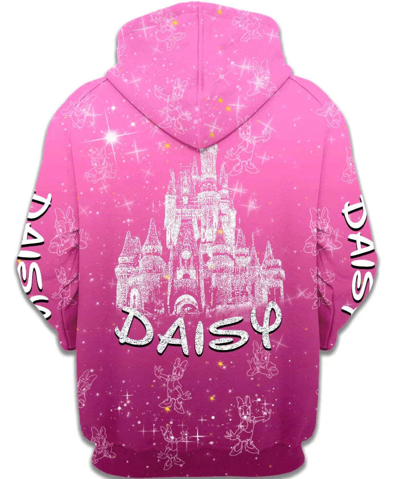 Daisy Duck Zip Up Hoodie - Amzemart