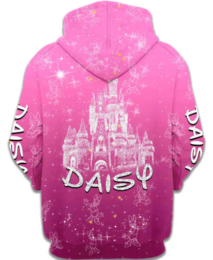 Daisy Duck Zip Up Hoodie - Amzemart