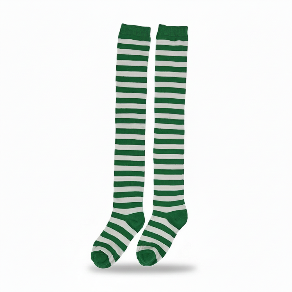 Doll Style Striped Socks for Women For Parties And Costumes