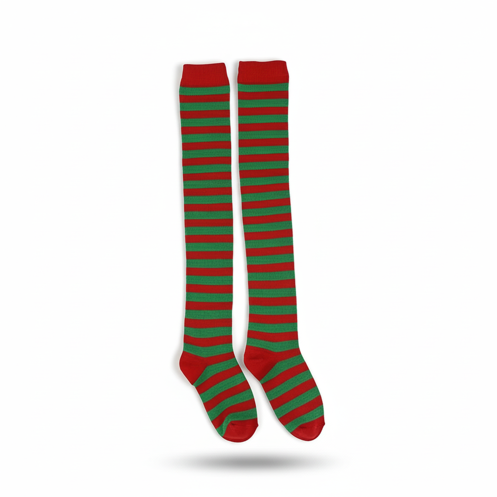 Doll Style Striped Socks for Women For Parties And Costumes