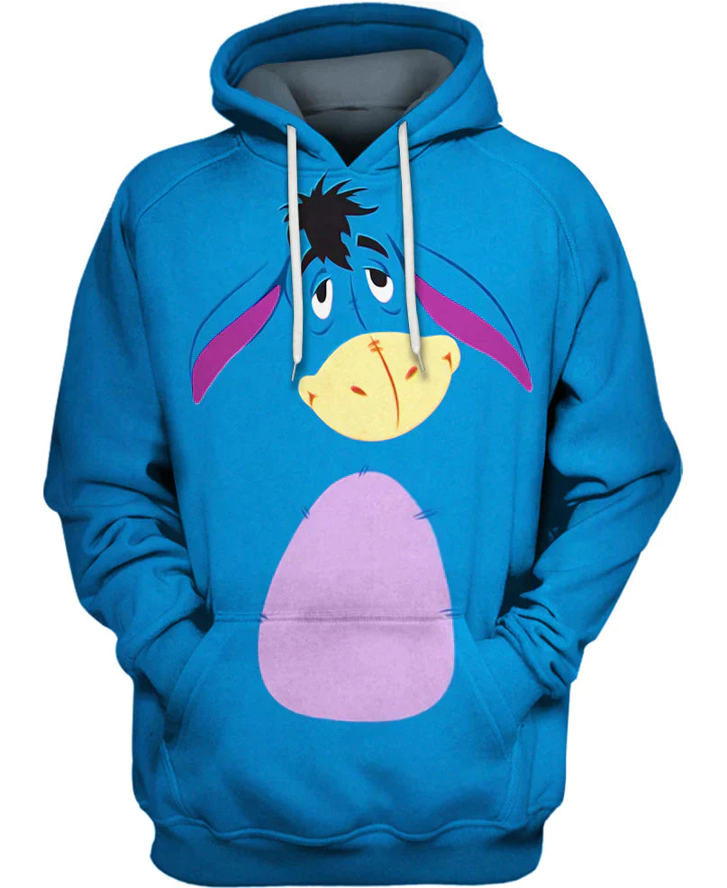 Eeyore Donkey Hoodie - Amzemart