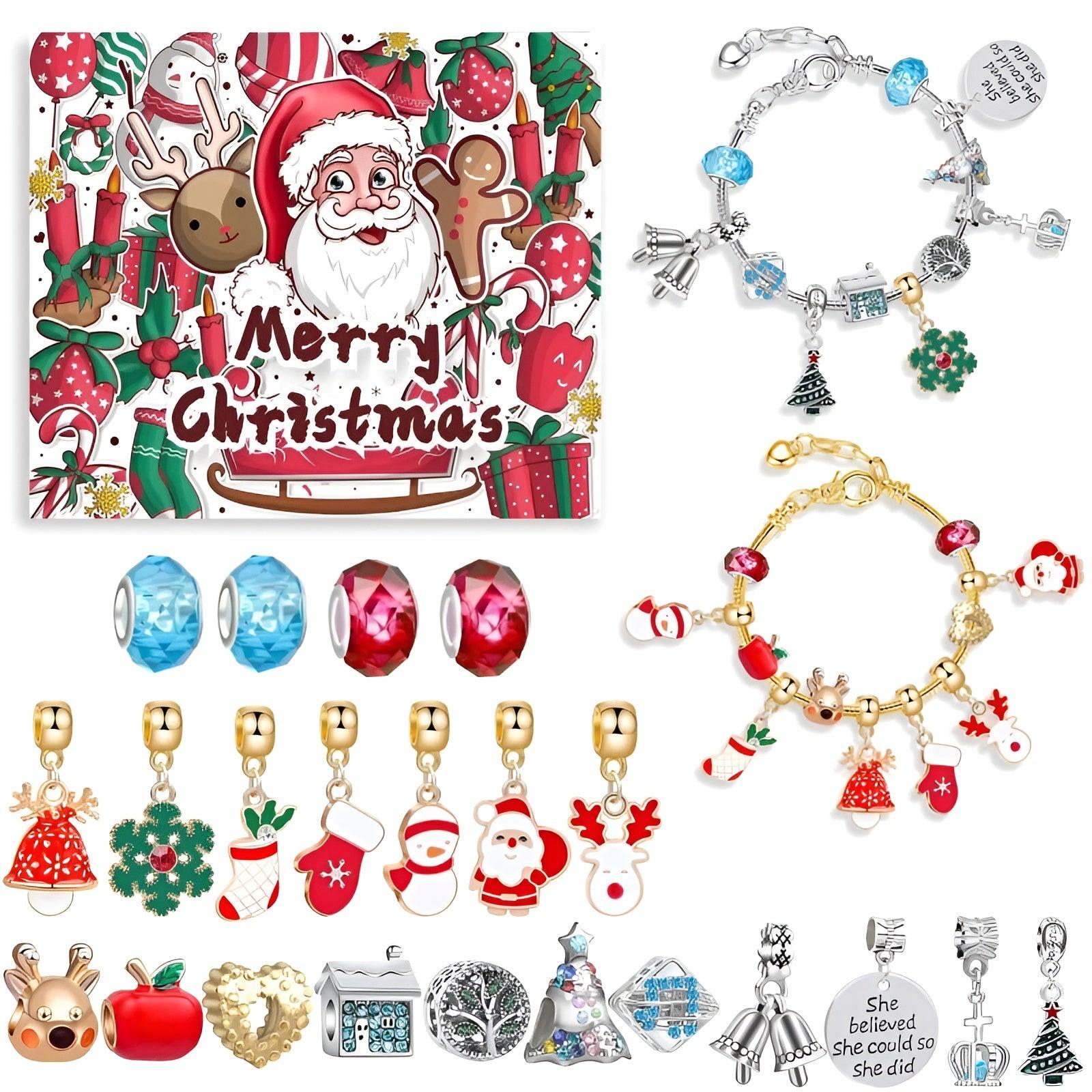 Charm Bracelet Advent Calendar – 24 Days of Festive DIY Jewelry Fun