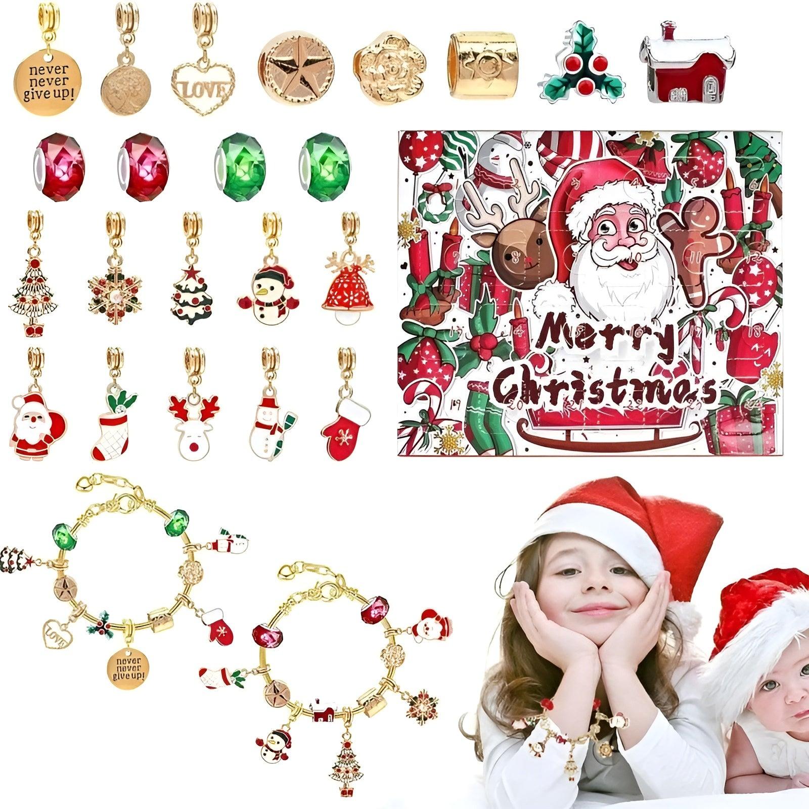 Charm Bracelet Advent Calendar – 24 Days of Festive DIY Jewelry Fun