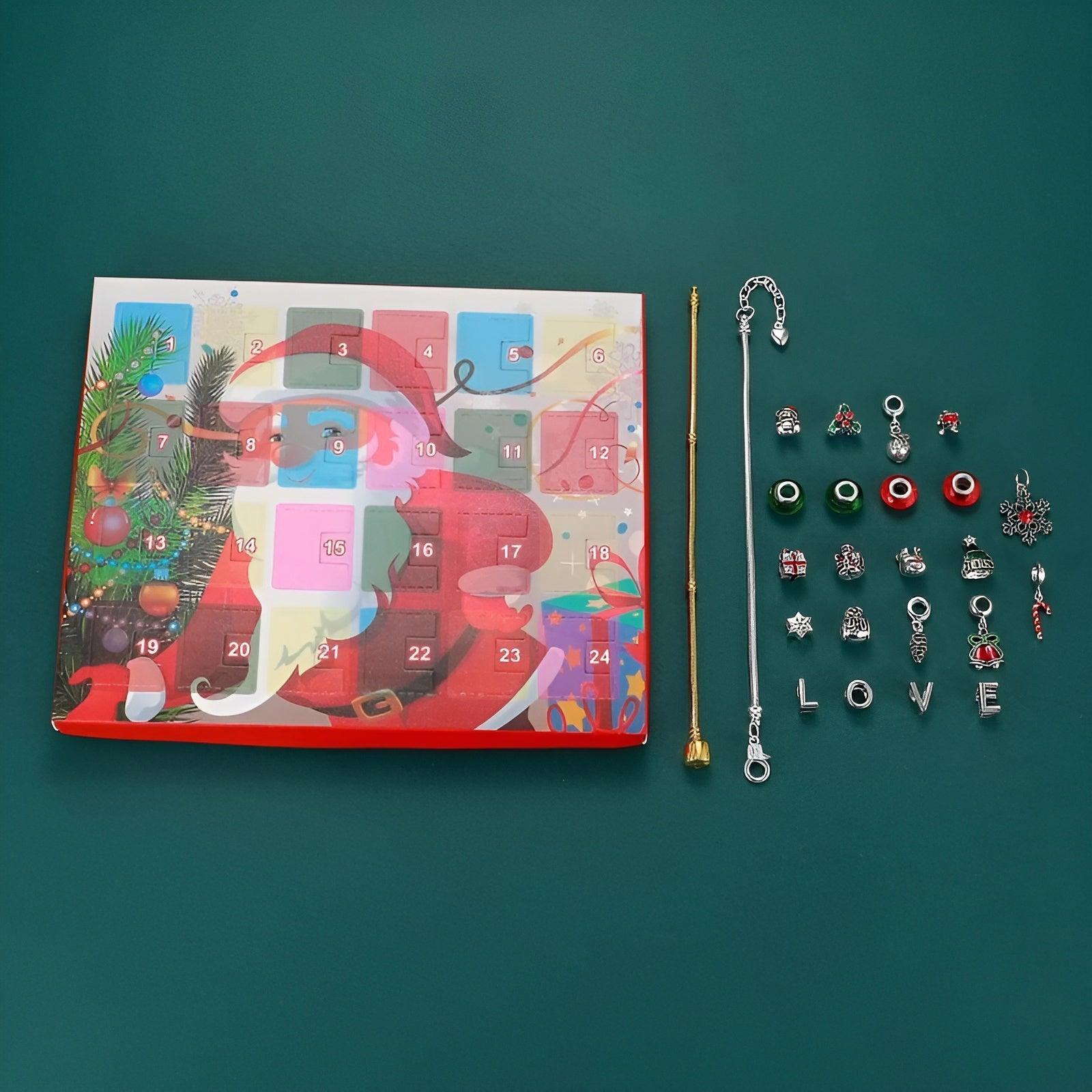 Charm Bracelet Advent Calendar – 24 Days of Festive DIY Jewelry Fun