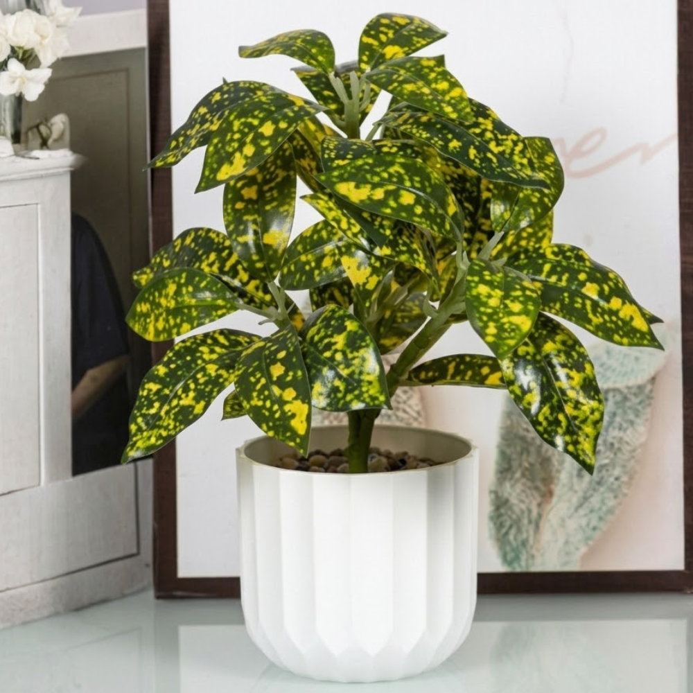 Thickened Vertical Stripe Indoor Desktop Flower Pot