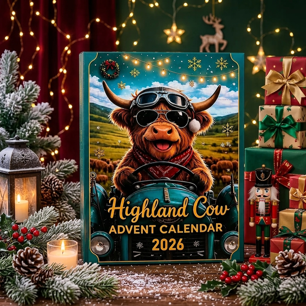 24 Day Christmas Advent Calendar With 3D Festive Figurines