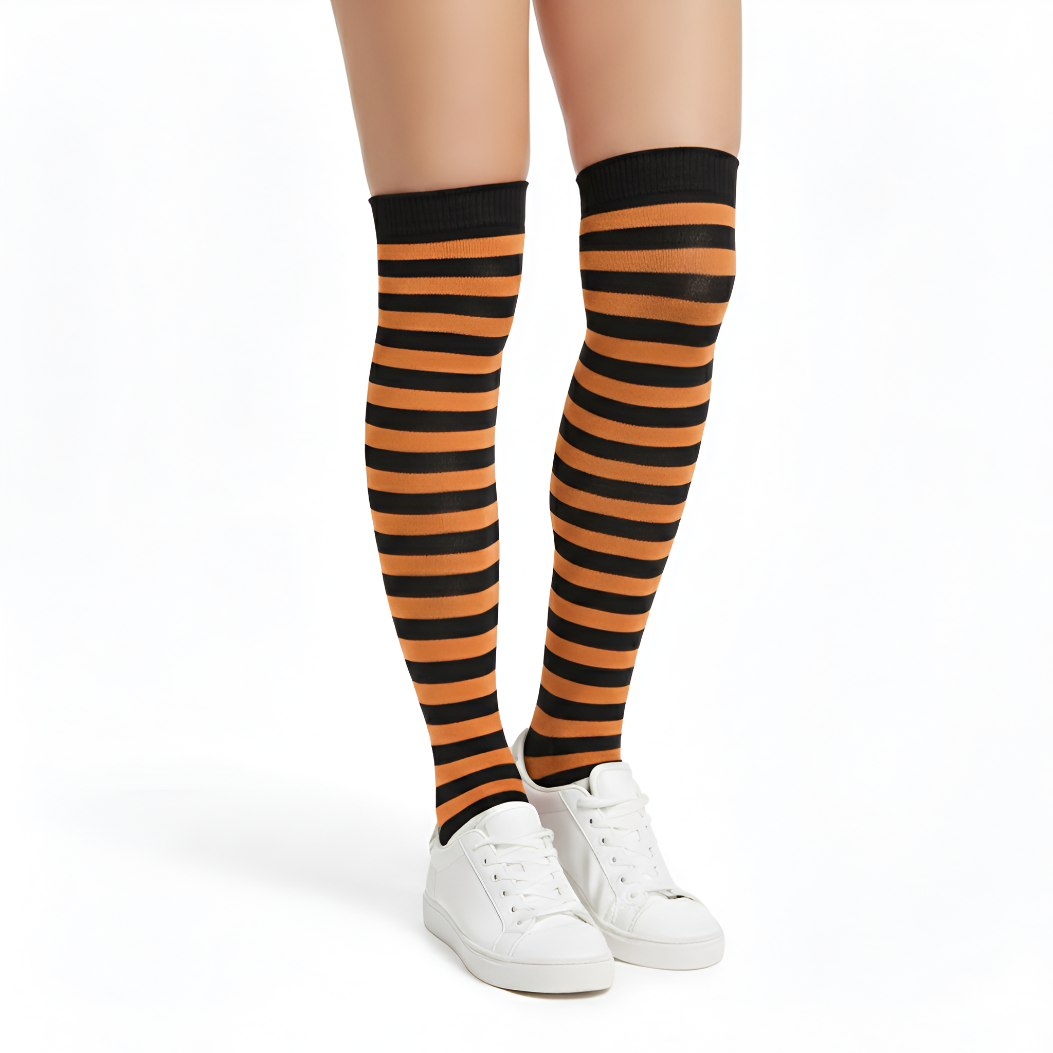 Doll Style Striped Socks for Women For Parties And Costumes
