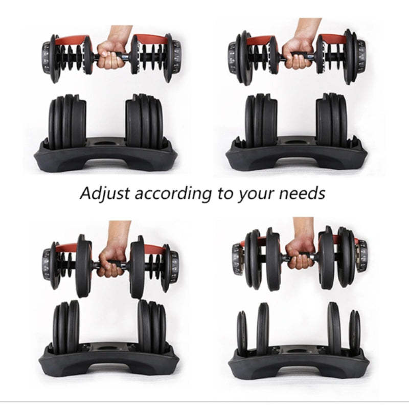 Heavy Duty Adjustable Dumbbell Set 52 LBS / 90 LBS-Amzemart