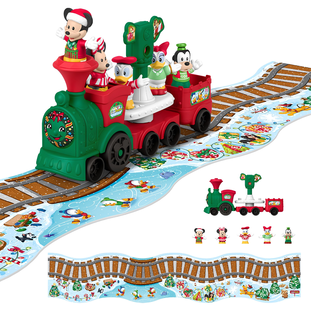 Christmas Musical Train Toy With 5 Figures And Holiday Sounds