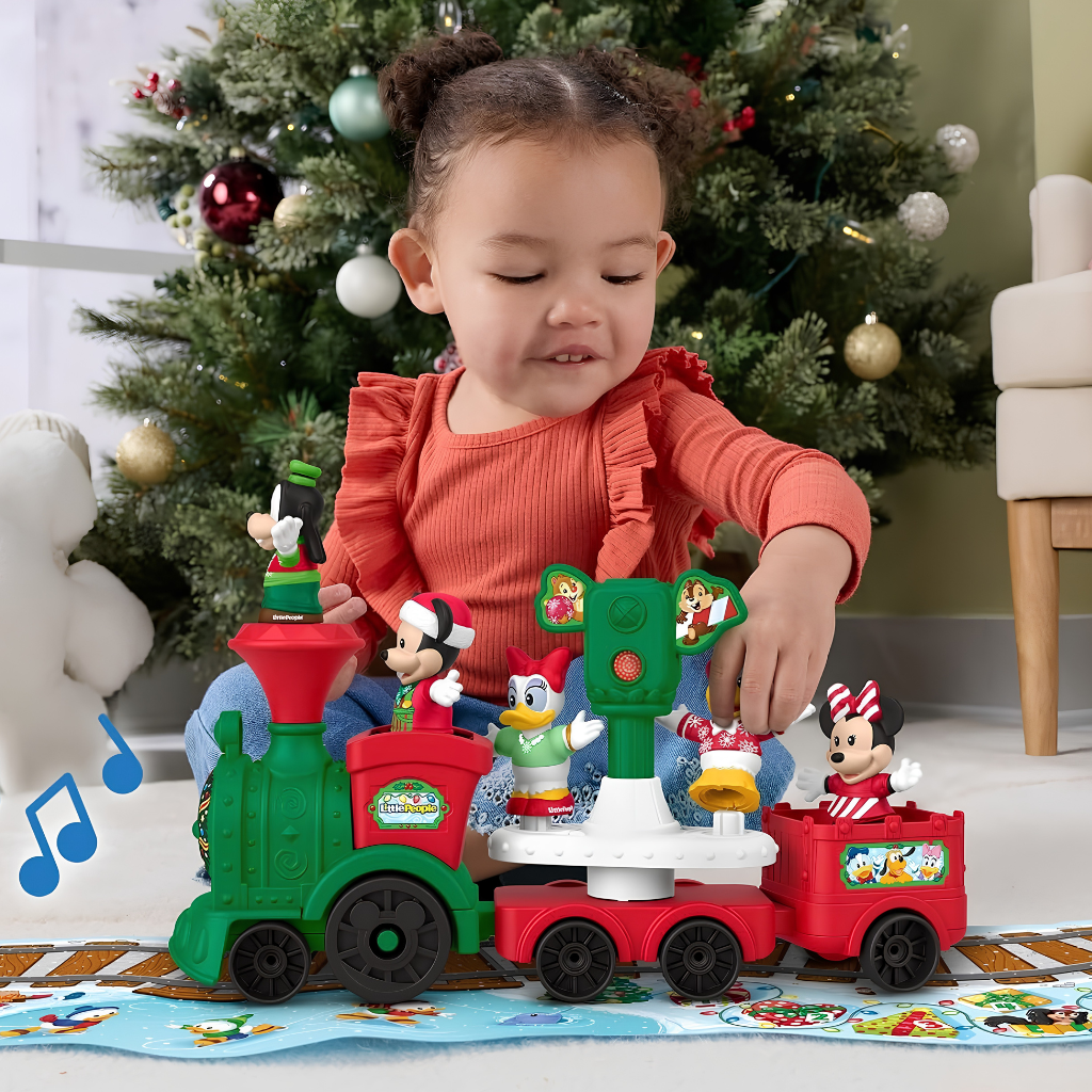 Christmas Musical Train Toy With 5 Figures And Holiday Sounds