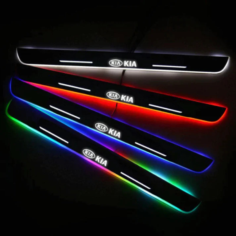 Custom Deluxe Illuminated Led Car Door Sill Lights-Amzemart