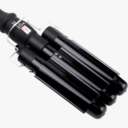 LCD Display Ceramic Triple Barrel Curling Iron [BEST SELLER] - FREE SHIP DEALS