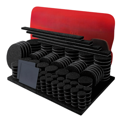 Multiple Shape Furniture Pads With Mixed Sizes For Versatile Use