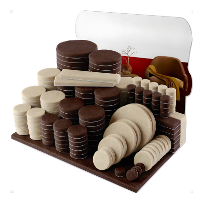 Multiple Size Furniture Pads In Round And Square And Strip Shapes
