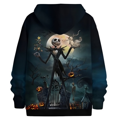 Nightmare Before Christmas Casual Hooded Sweatshirt