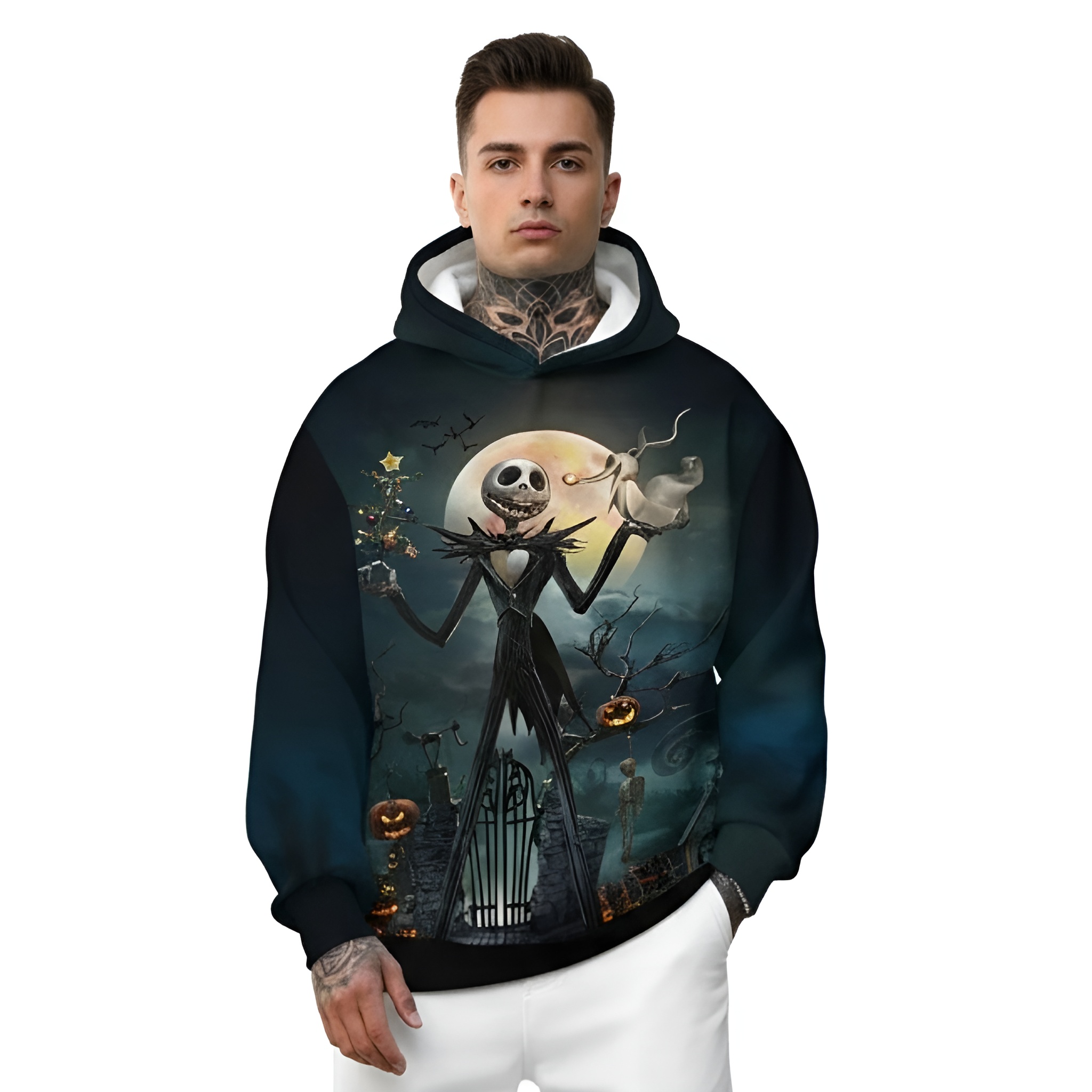 Nightmare Before Christmas Casual Hooded Sweatshirt