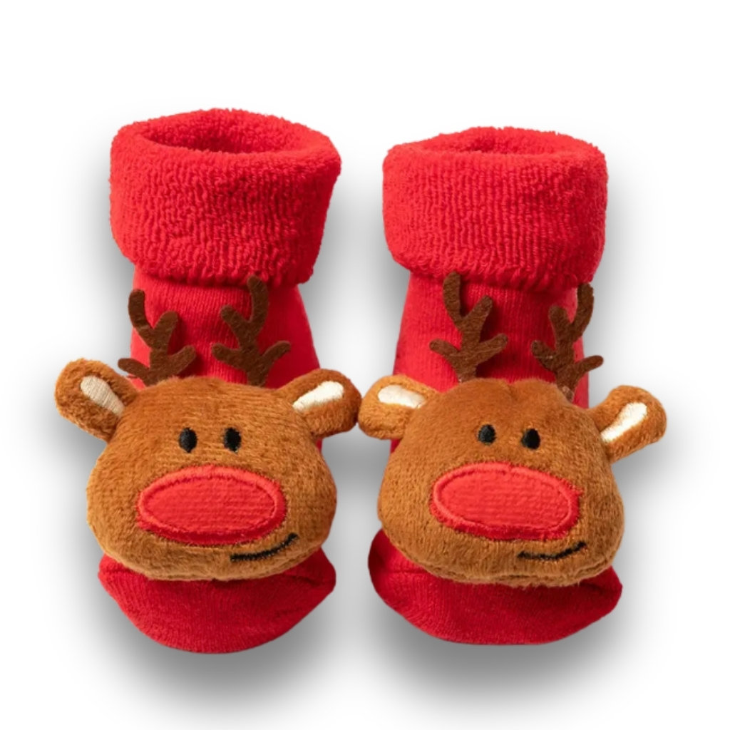 Santa Claus Socks For Baby Girls