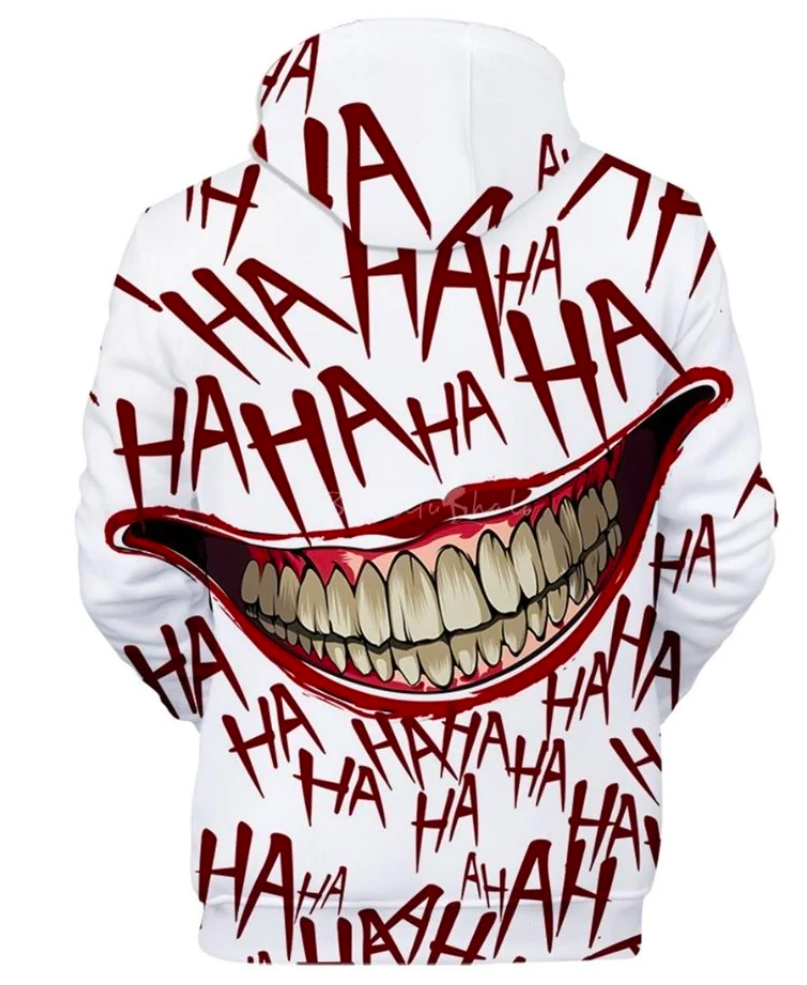 Scary Smile Hoodie - Amzemart