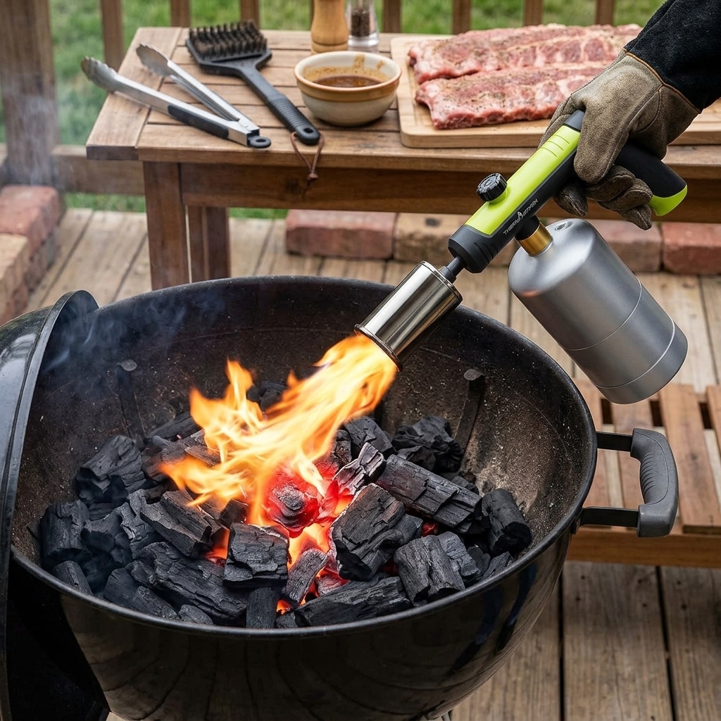 Adjustable Propane Cooking Flame Torch BBQ And Outdoor Cooking