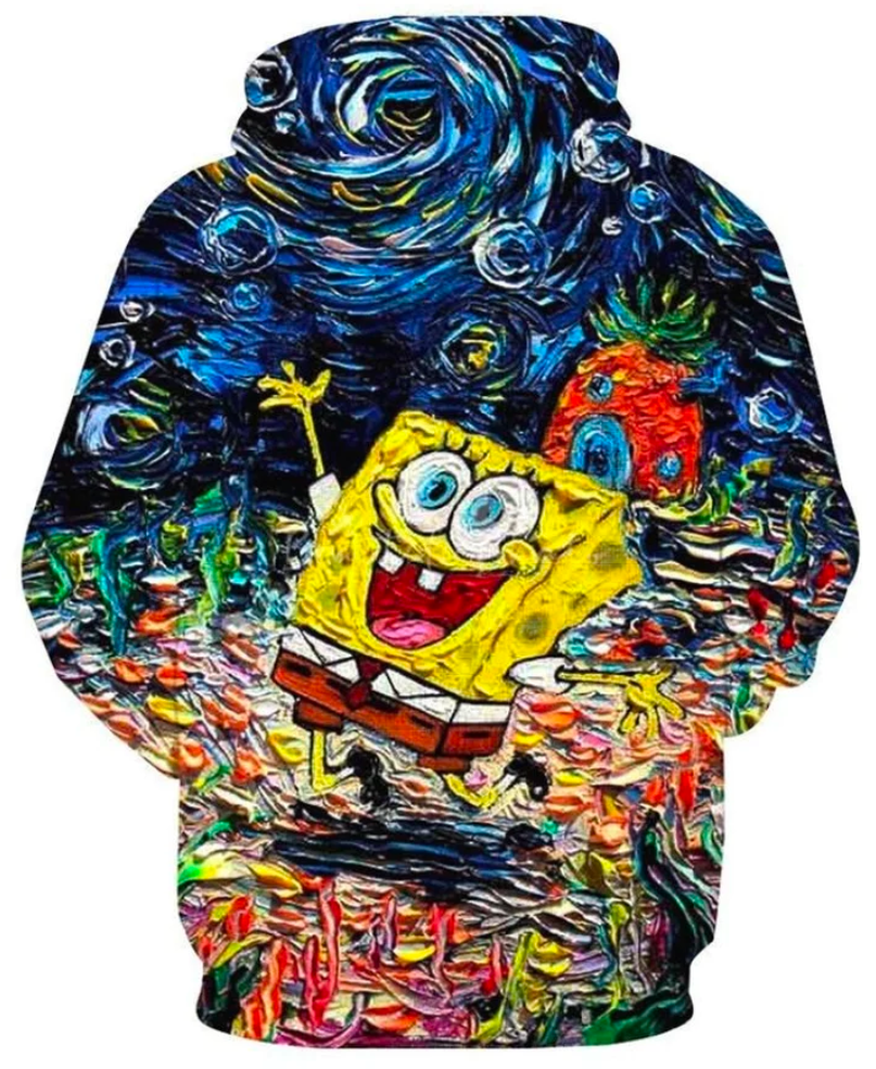 SpongeBob Square Pants Hoodie - Amzemart